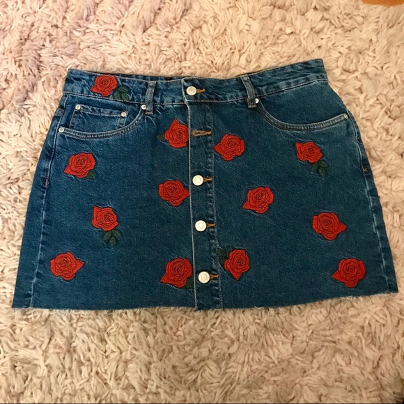 cute rose skirts